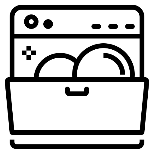 Dishwasher appliance removal icon