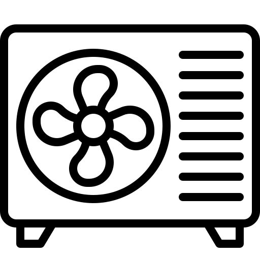 Outdoor AC unit appliance removal icon